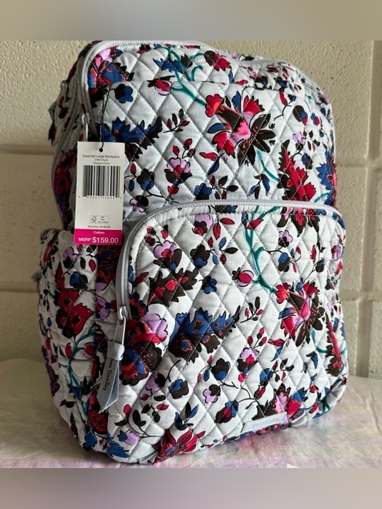Vera Bradley Handbags - NWT Vera Bradley Essential Large Backpack  Vineyard Floral